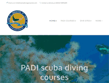 Tablet Screenshot of manta-diving-lanzarote.com